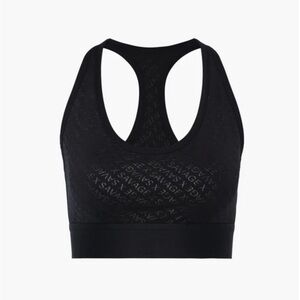 Black Racerback Sports Bra